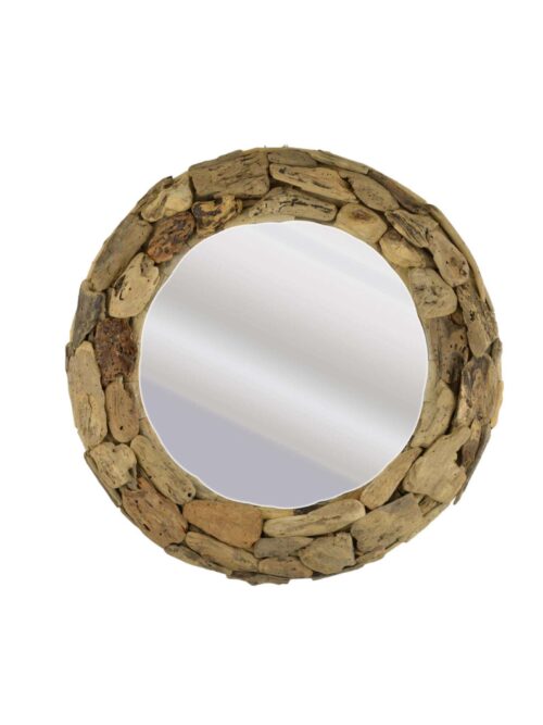 Specchio Rotondo con LEGNETTI DI MARE 70cm