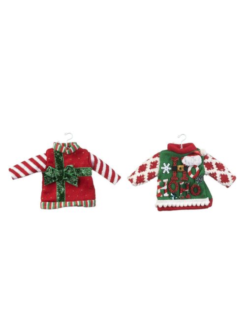 Decorazione Maglietta Tessuto per Albero di Natale