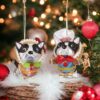 Bulldog Costume Omino Di Pan Di Zenzero Per Albero Di Natale