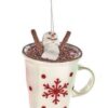 Tazza Decorazione Per Albero Natale Rosso Verde Bianco