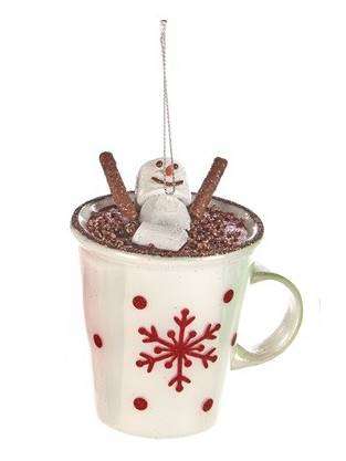 Tazza Decorazione Per Albero Natale Rosso Verde Bianco