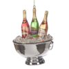 Decorazione Natalizia a Forma di Secchiello Champagne