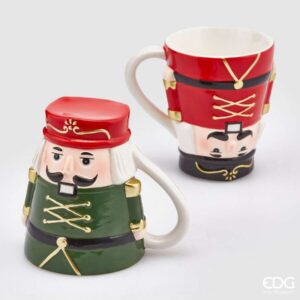 Set di 2 Tazze Soldato Rovescio Natalizie