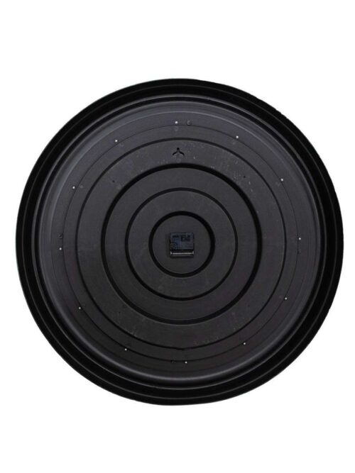 Orologio da Parete 76X6 cm Nero Bianco Plastica Vetro