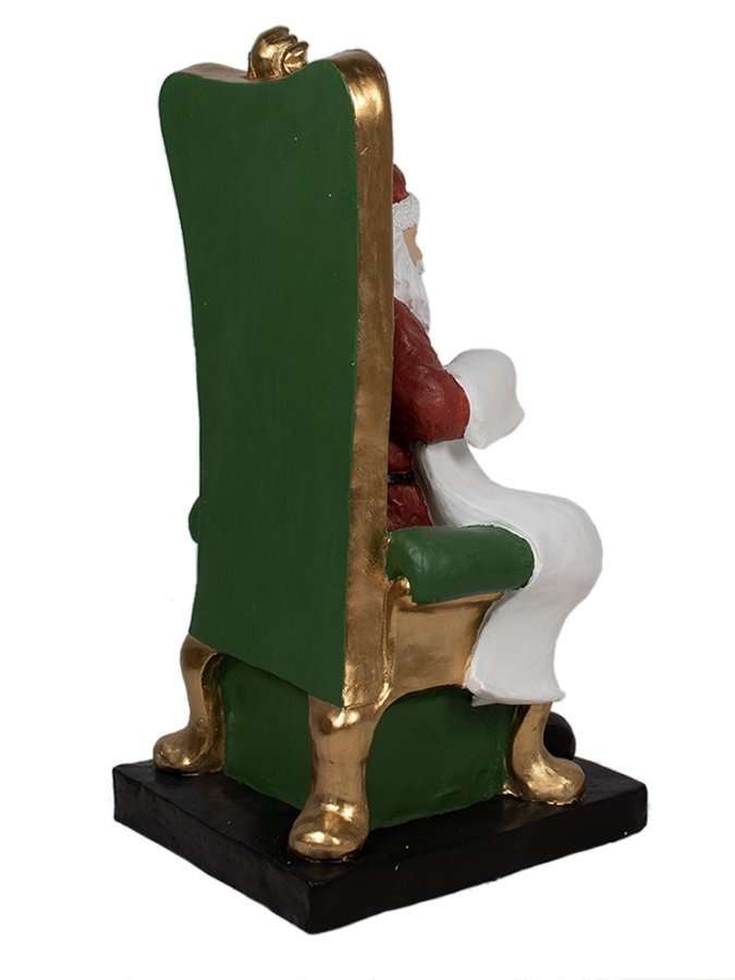 Grande Statua Babbo Natale Rosso Decorazione Natalizia