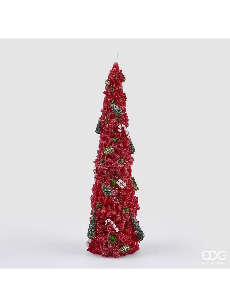 Candela In Cera Stella Di Natale