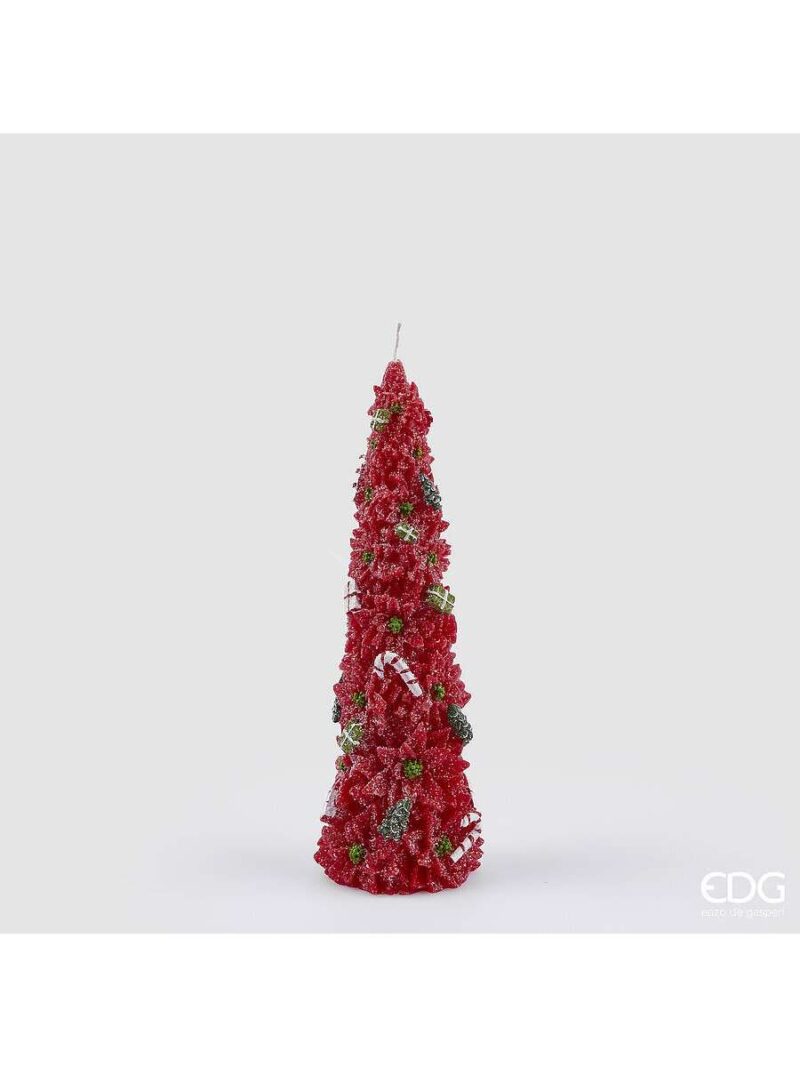 Candela In Cera Stella Di Natale