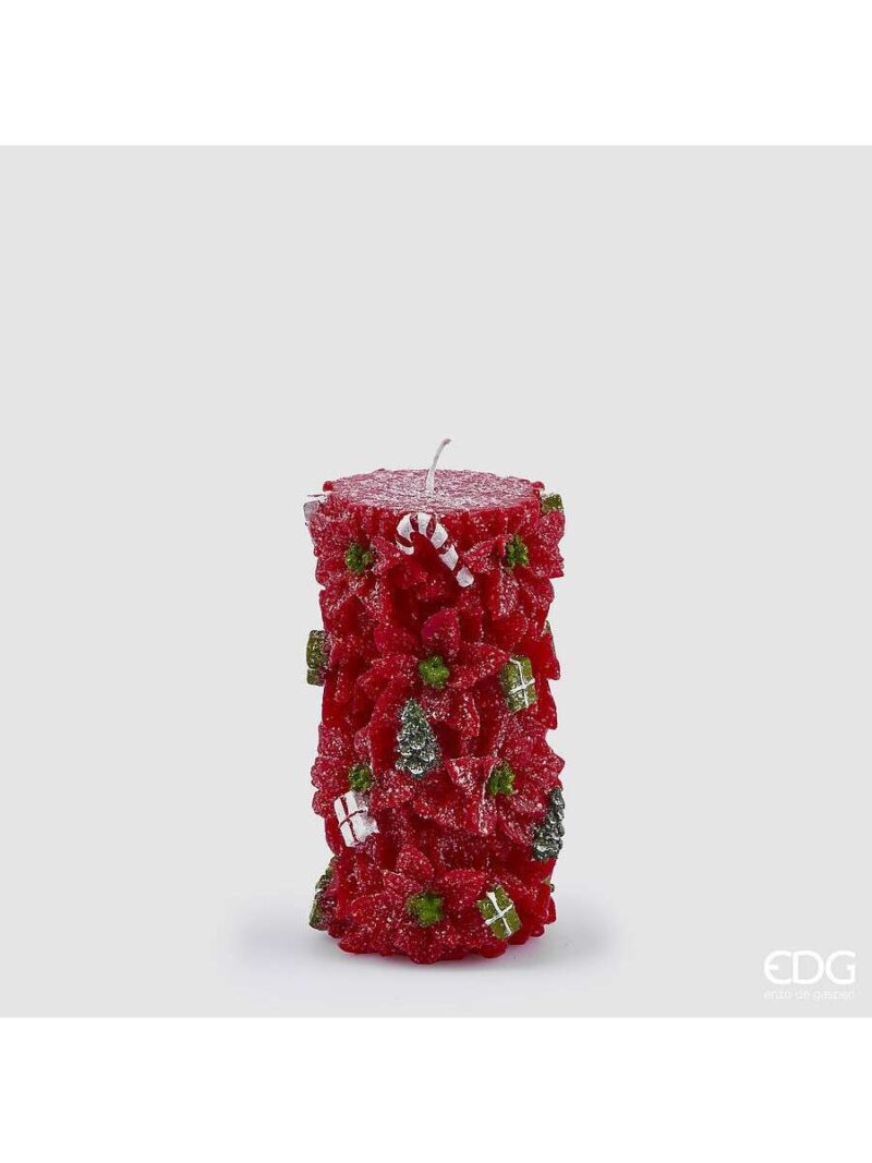 Candela In Cera Stella Di Natale