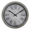 Orologio Decorativo Da Parete Grigio In Stile Country