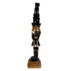 Decorazione Statuetta Schiaccianoci Rosso O Nero H23 Cm
