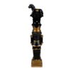 Decorazione Statuetta Schiaccianoci Rosso O Nero H23 Cm