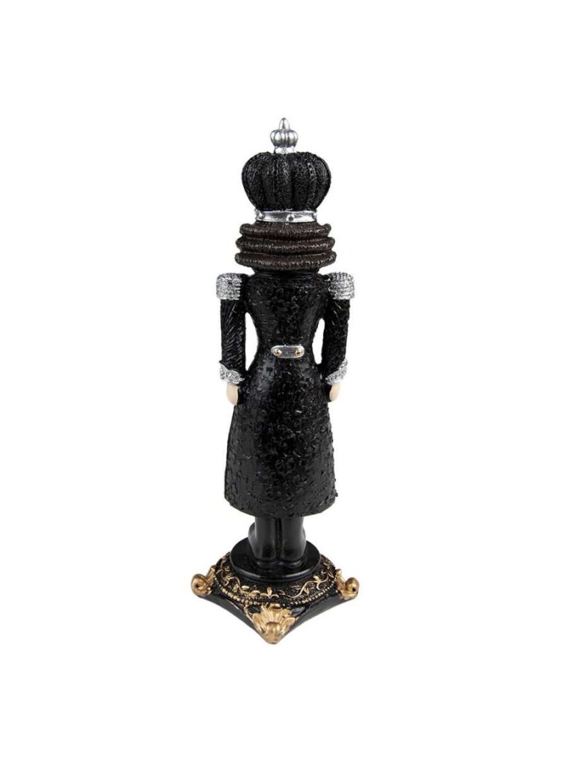Decorazione Statuetta Schiaccianoci Rosso O Nero H24 Cm