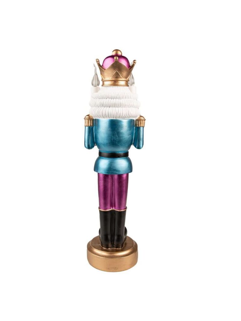 Statuetta Schiaccianoci Con Led H41 Cm