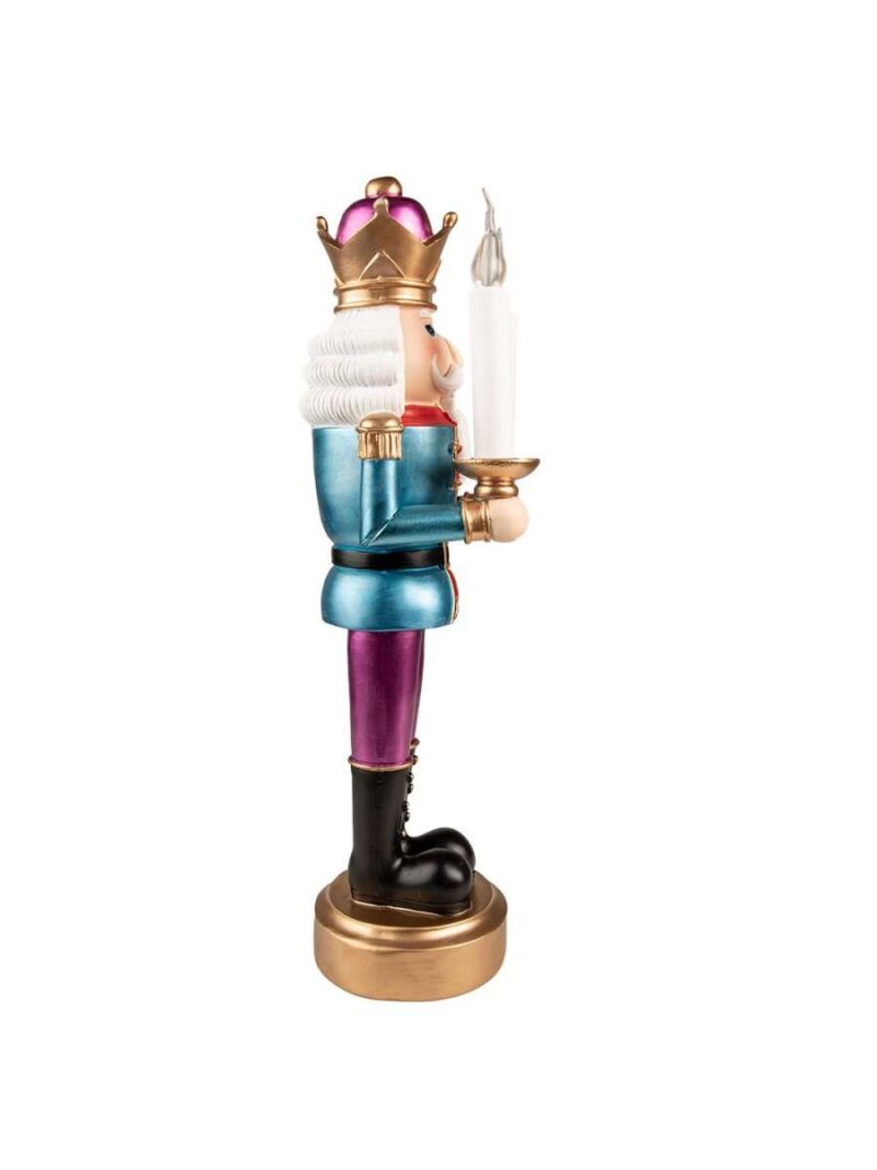 Statuetta Schiaccianoci Con Led H41 Cm