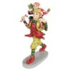Decorazione Statuetta Decorativa Di Natale Elfo H19 Cm