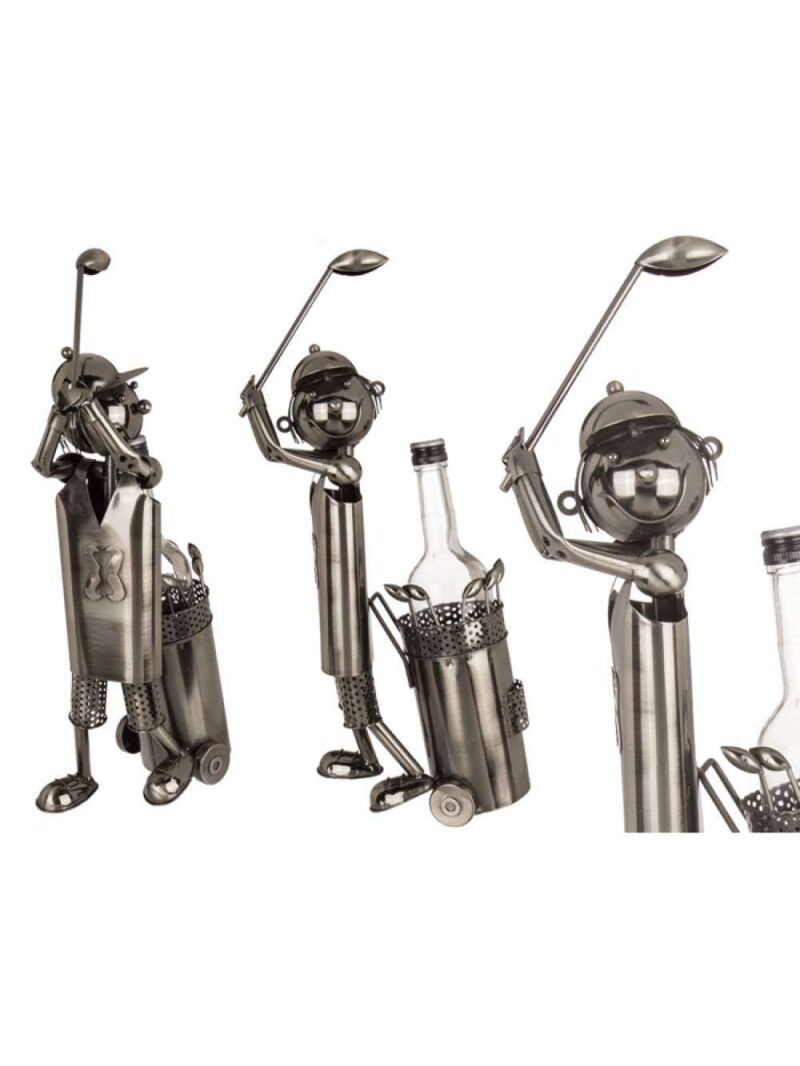 71-3097 Portabottiglie In Metallo Golfista