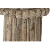 Colonna In Legno Naturale Riciclato Intagliata H114 Cm