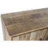 Buffet In Legno Di Mango Con 3 Ante Piedi In Acciaio Nero