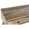 Consolle In Legno Di Mango Su Struttura In Acciaio Nero Con 3 Cassetti