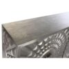 Buffet In Legno Di Mango Intagliato Con Finitura Metallizzata Champagne