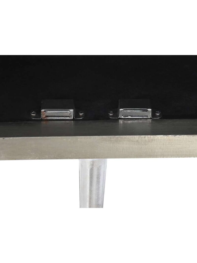 Buffet In Legno Di Mango Intagliato Con Finitura Metallizzata Champagne
