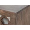 Buffet In Mango Intagliato E Intarsiato Con Specchi