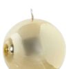 Candela In Cera Sfera Metallizzata