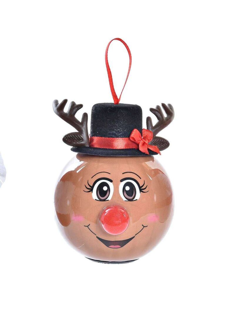 Nv-197475B Palla Decorativa Albero Di Natale Con Luce Led