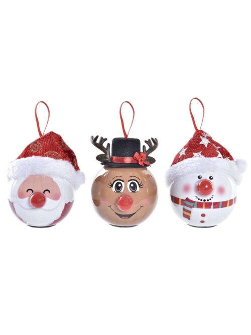 Palla Decorativa Albero di Natale con Luce LED