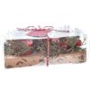 Set Di 2 Candele Cera In Vetro Con Decorazioni