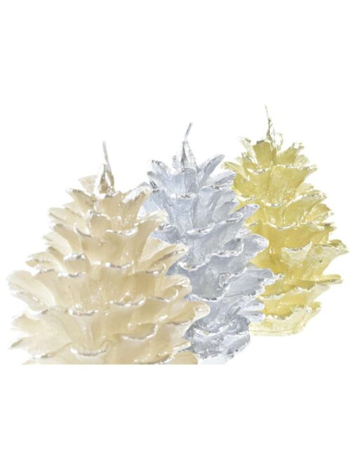 Candela PIGNA in Cera 290gr Oro Argento Champagne