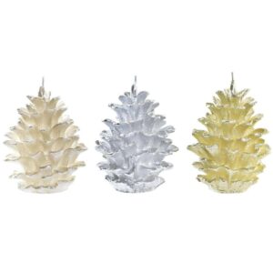 Candela PIGNA in Cera 290gr Oro Argento Champagne