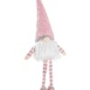 Figura Gnomo Con Led In Pancia E Barba 24X14X64 Cm