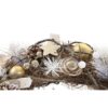 Corona Con Pigne Naturali E Palle Oro