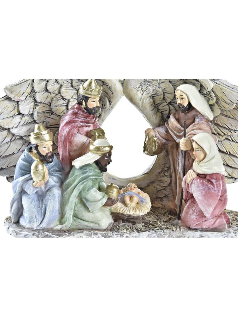 Figura In Resina Natalizia Con Ali