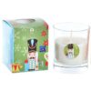 Candela In Cera Babbo Natale In Confezione Regalo