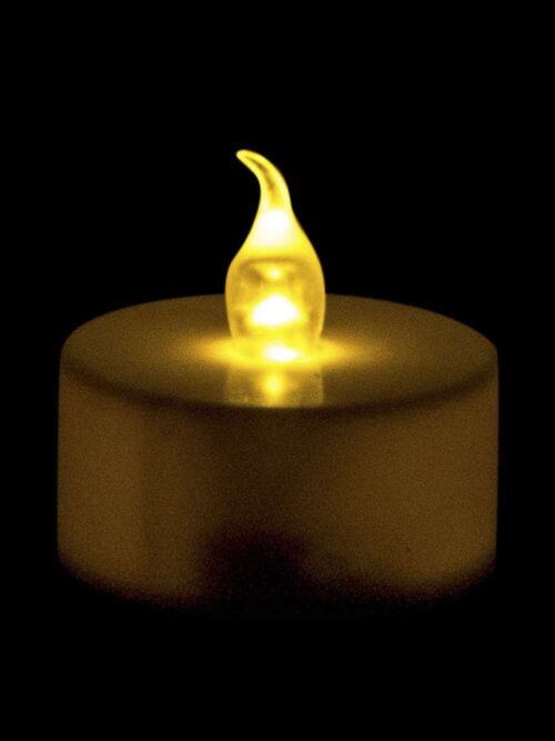 Candela Bianca Luminosa a LED 4x4x2 cm