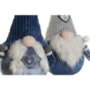 Figura Gnomo Azzurro Con Barba Bianca