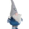 Figura Gnomo Azzurro Con Barba Bianca