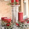 Candele A Led In Cera Rosso Con Movimento Di Fiamma