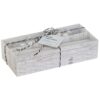 Set 4 Pz Candela In Cera Bianco Perlato E Cristallo