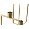 Candelabro In Metallo Dorato 4 Candele