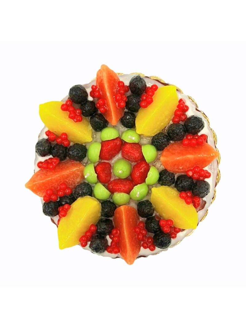 Candela A Forma Di Crostata Di Frutta 24 Cm