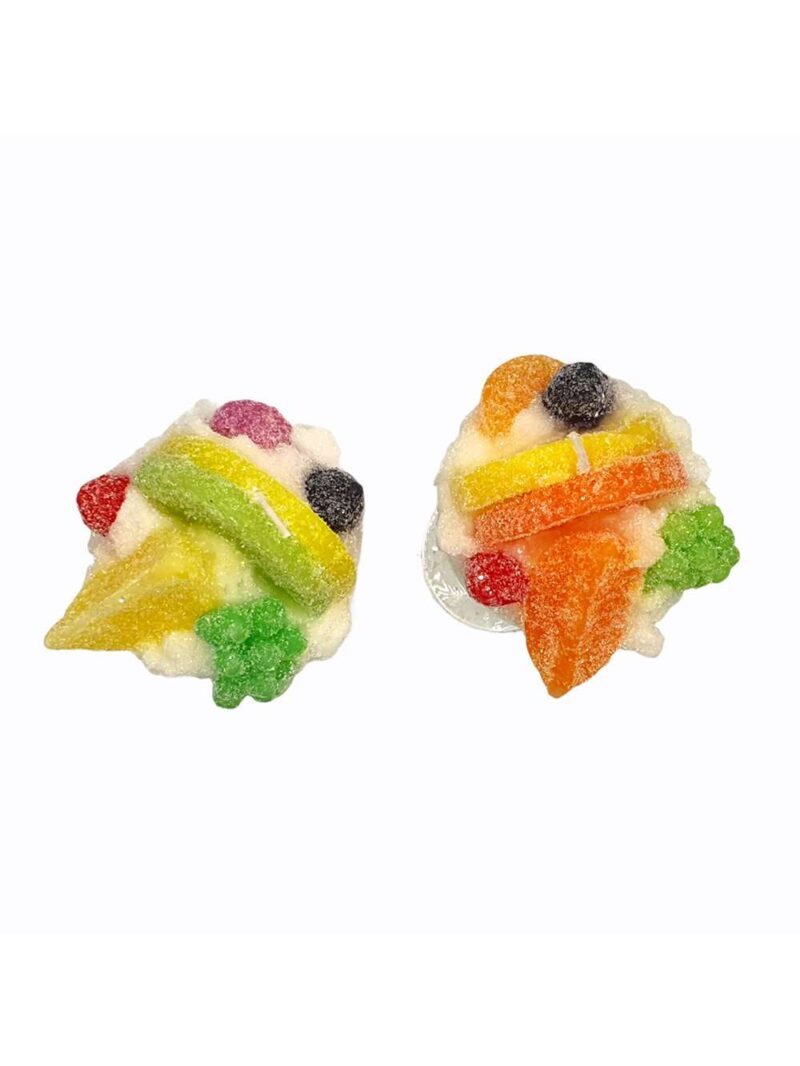 Candela A Forma Di Bicchiere Con Frutta Candita H18