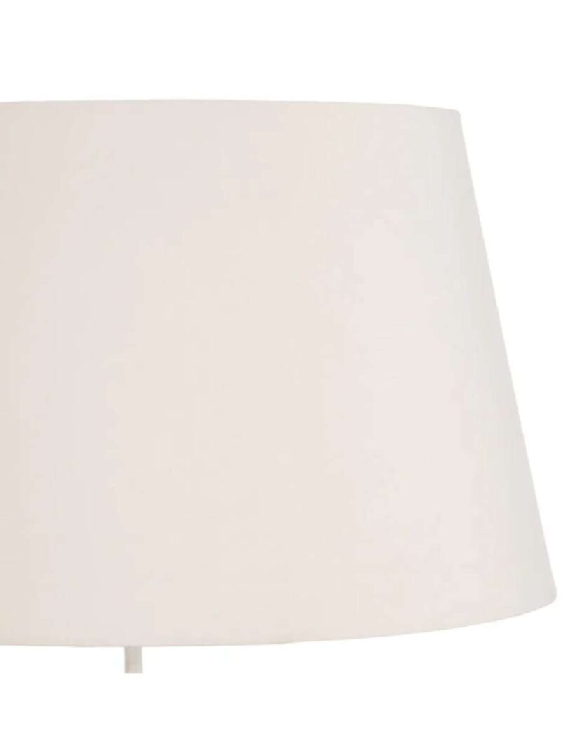 Lampada Da Tavolo Shabby Bianca In Resina