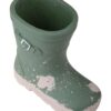 Vaso Fiori A Forma Di Stivale Verde In Resina