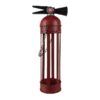 Portabottiglie Estintore In Metallo Rosso 41 Cm