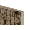 Scultura Legno Antico Intagliata A Mano, Decorazione Legno Con Supporto Metallo, Scultura Artigianale Legno Antico, Scultura Legno Su Base Metallo, Arredamento Rustico Moderno Scultura, Scultura Decorativa Legno Intagliato