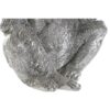 Figura Decorativa Orangotango Argento, Scultura Orangotango In Resina, Decorazione Esotica Orangotango, Statua Orangotango Argento 18X16X26, Ornamento Moderno Orangotango Resina, Figura Animali In Resina Argentata