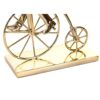 Figura Decorativa In Resina E Metallo In Bicicletta